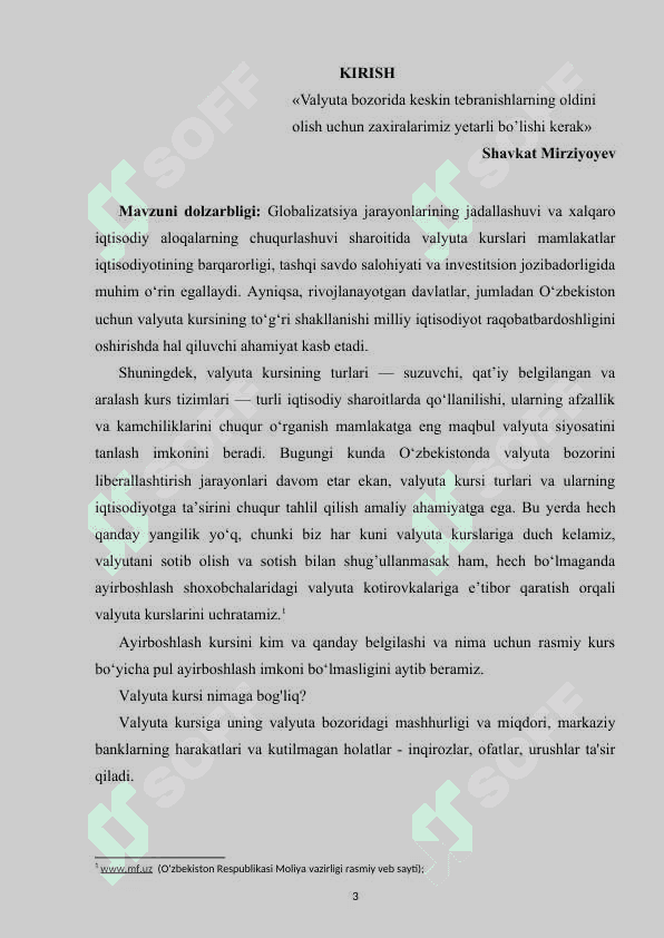 Valyuta kursi turlari 2