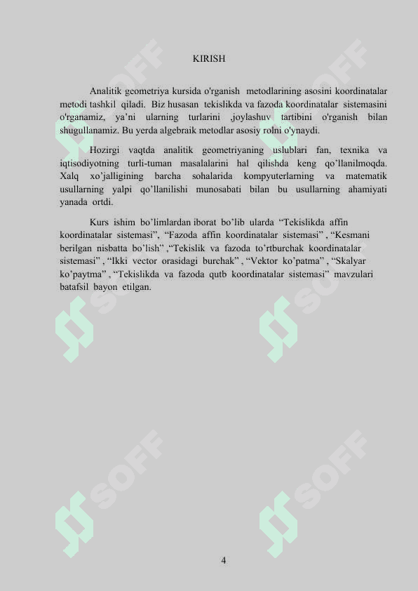 Tekislikda koordinatalar metodi 4