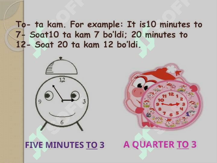 TELLING THE TIME 4