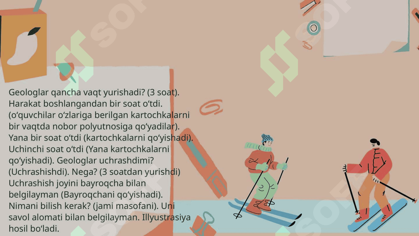 Harakatga doir masalalar yechish 8