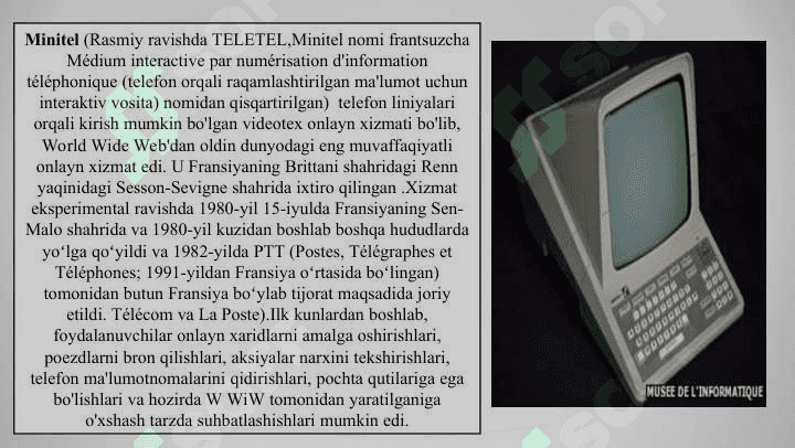 Media maydon va internet imkoniyatlari 1