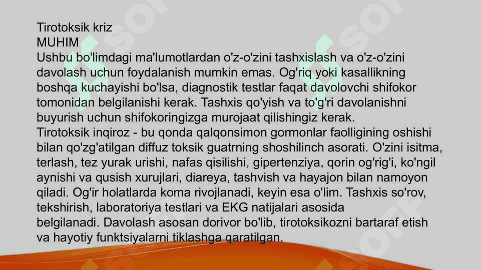 Tiriotoksik kriz 2