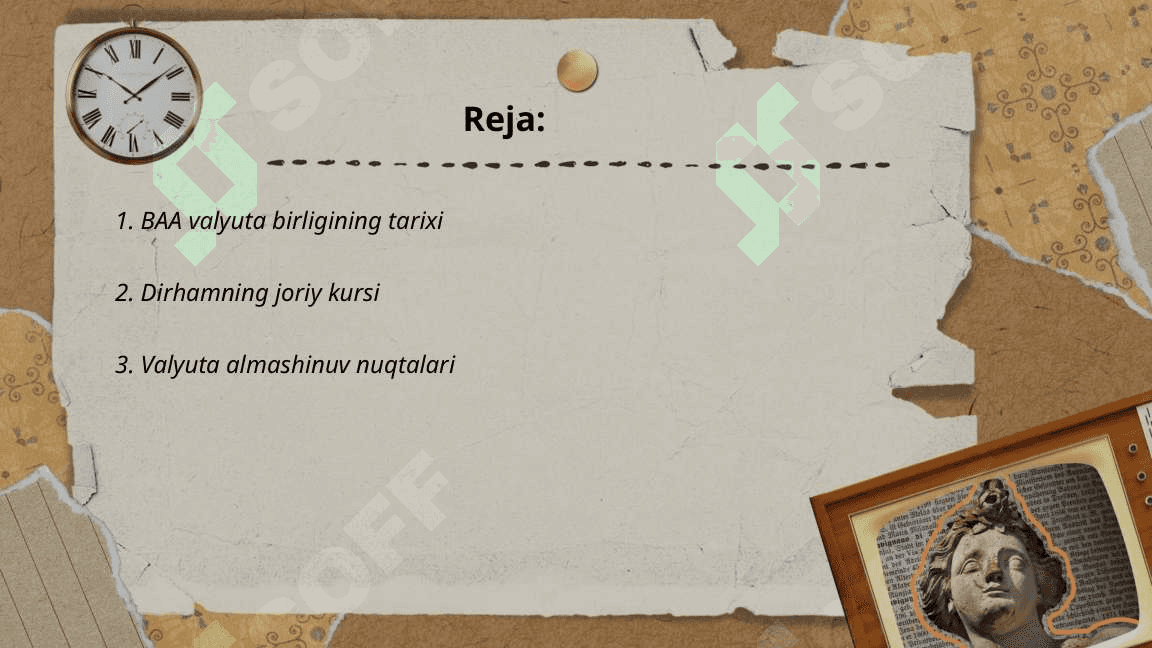 BAA valyuta birligi. BIRLASHGAN ARAB AMIRLIGI PUL BIRLIGI 2