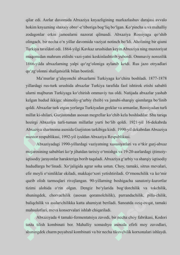 Abxaziya Respuplikasi. 4
