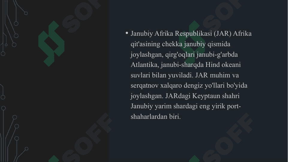 Janubiy Afrika Respublikasi 2