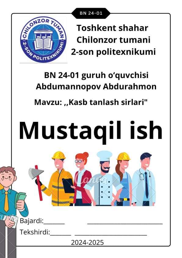 Kasb tanlash sirlari
