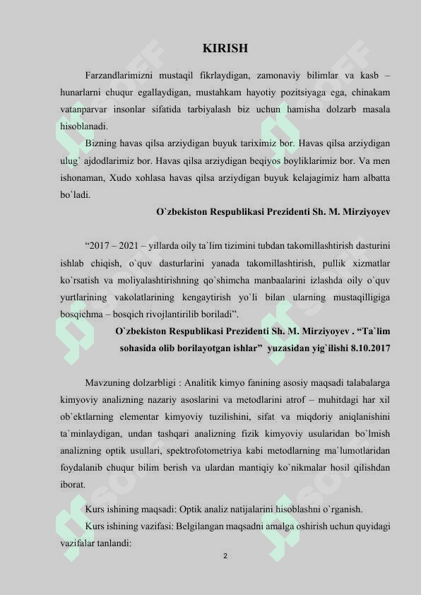 Optik analiz usullari 2