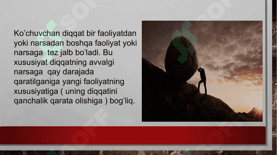 Mavzu: ,,Bilish jarayonlari’’- Diqqat. 5
