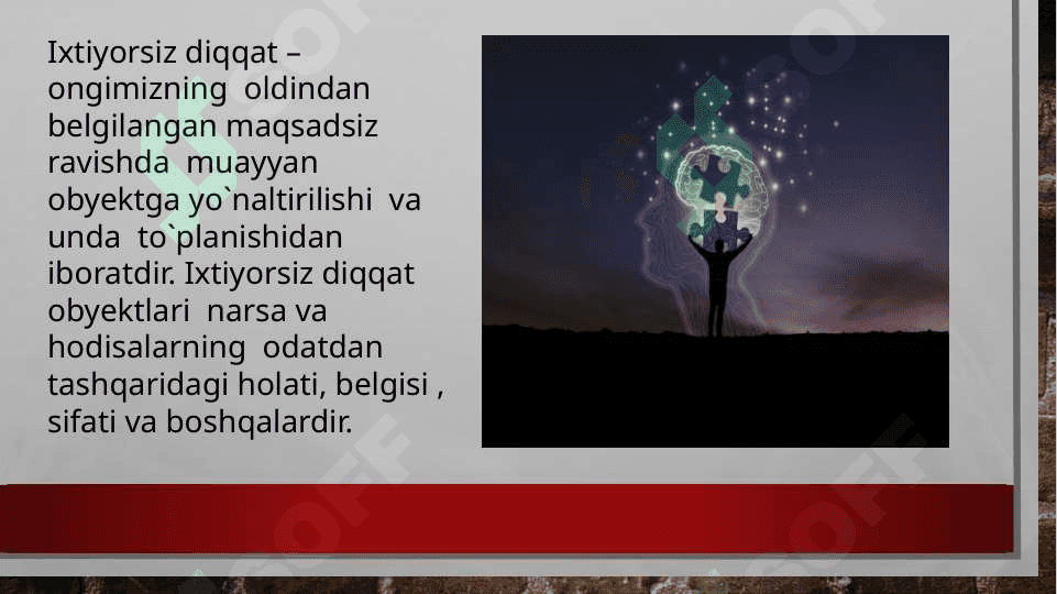 Mavzu: ,,Bilish jarayonlari’’- Diqqat. 8