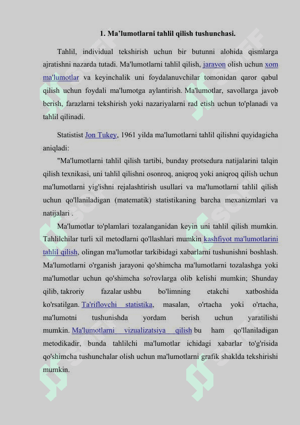 Ma'lumotlarni tasvirlash usullari 2