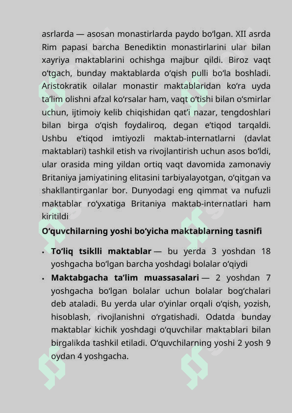 Buyuk Britaniyaning taʼlim tizimi 2