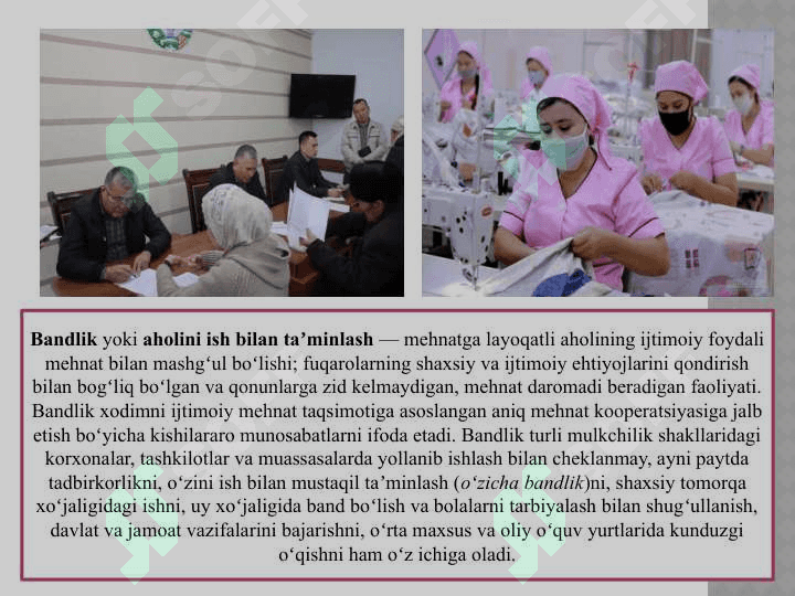 ISHGA JOYLASHISH KO‘NIKMALARI 4