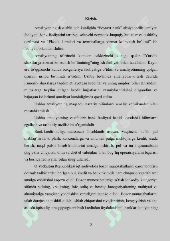 Amaliyot Hisobot Praktika ishi (Poytaxtbank) 3
