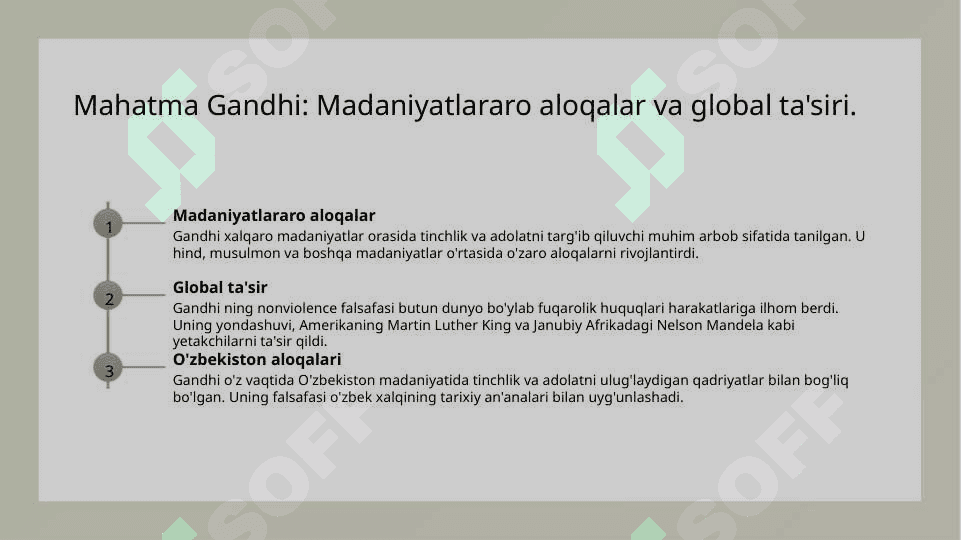 Mahatma Gandi: "Mening hayotim" 6