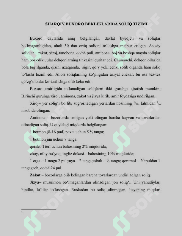 SHARQIY BUXORODA BEKLIKLARI MAMURIY HUDUDIY BOSHQARUV TIZIMI 2
