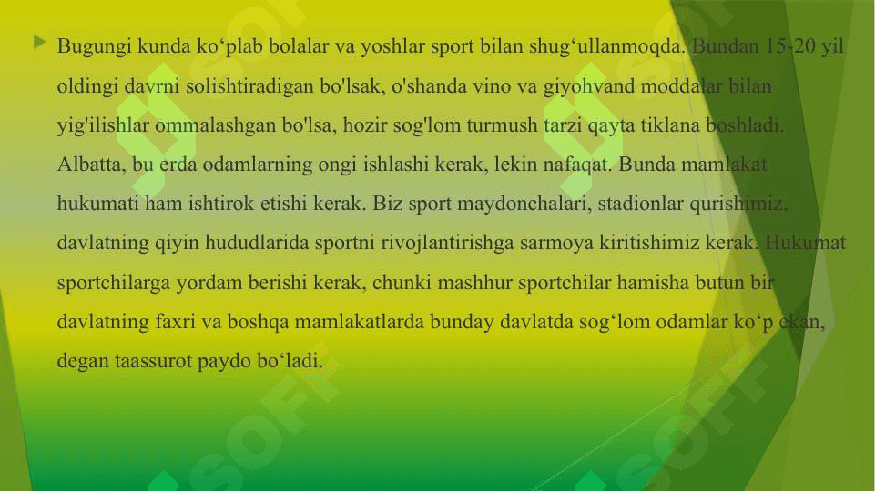 Sport mening hayotim 5