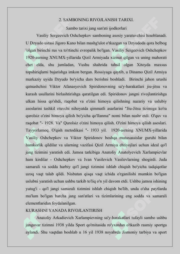 KURASH TURLARINING RIVOJLANISH TARIXI 4