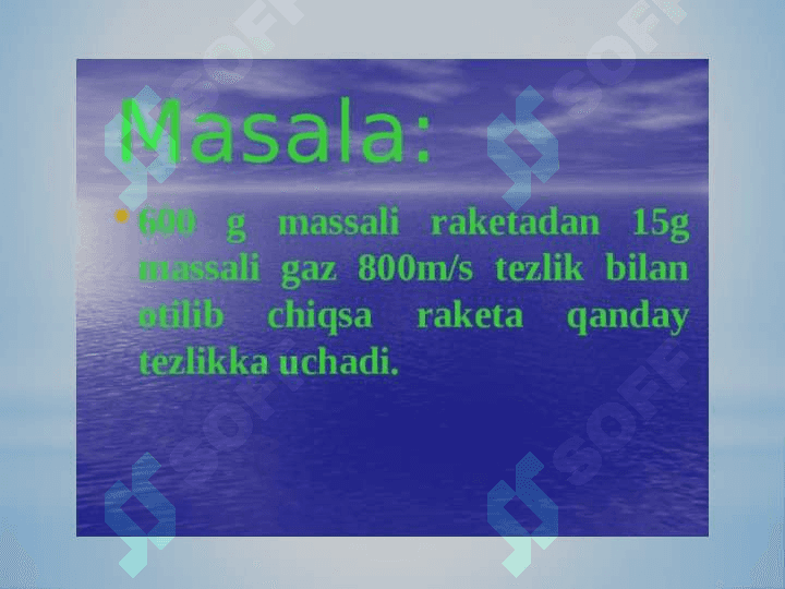 Reaktiv harakat 7