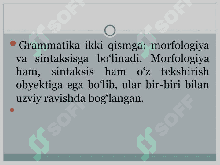 Grammatika. Grammatik kategoriyalar 3
