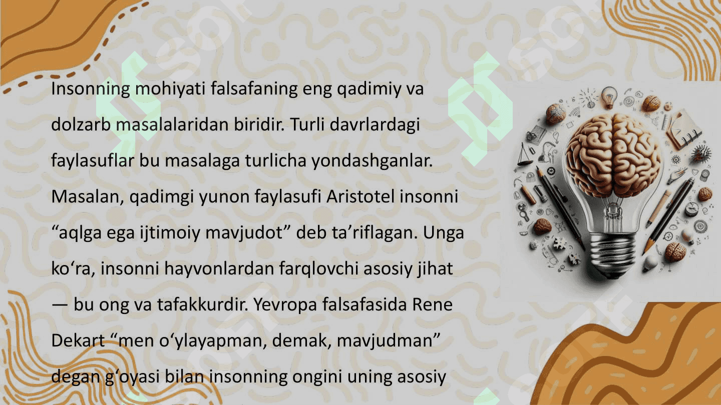 Inson falsafasi 2