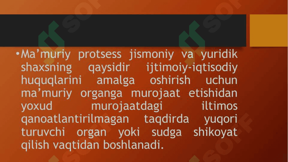 MAMURIY PROTSES 4