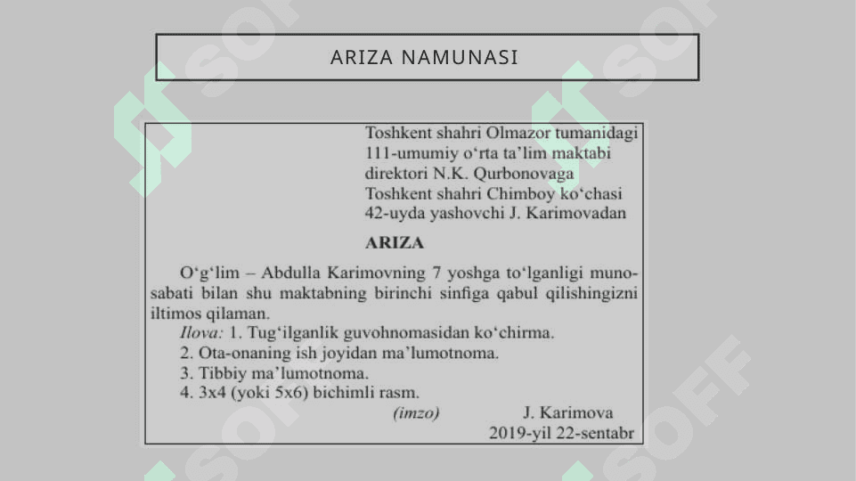 MA’LUMOT-AXBOROT HUJJATLARI 8