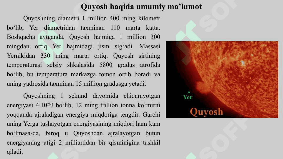 Quyosh: Eng Yaqin Yulduz 3