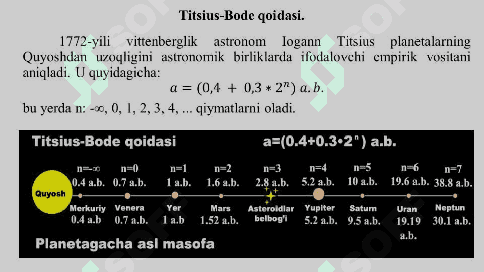 Asteroidlar va Mitti Planetlar 3