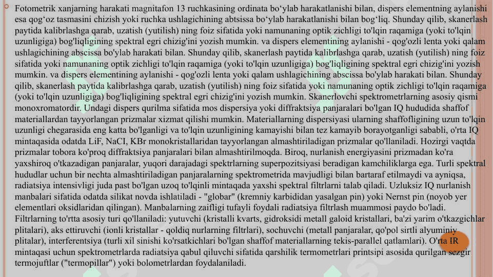 INFRAQIZIL SPEKTROSKOPIYA 6