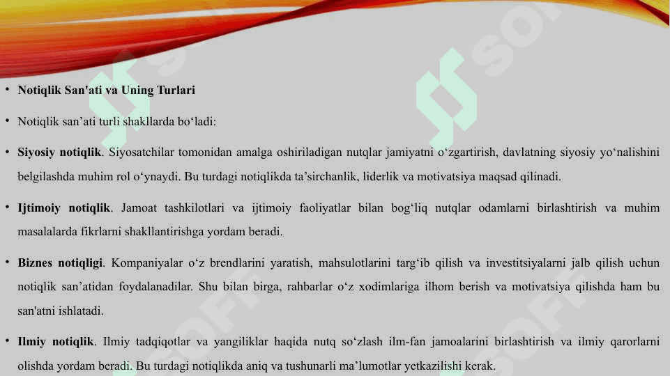 Hozirgi zamon notiqligi haqida 7