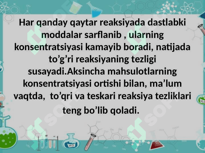 Kimyoviy  muvozanat  va   uni  siljitish  shartlari 7