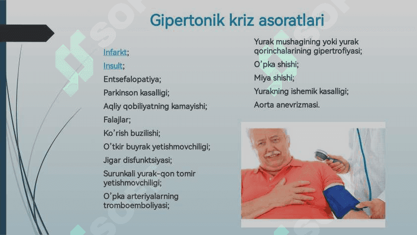 GIPERTONIK KRIZNI DAVOLASH 8