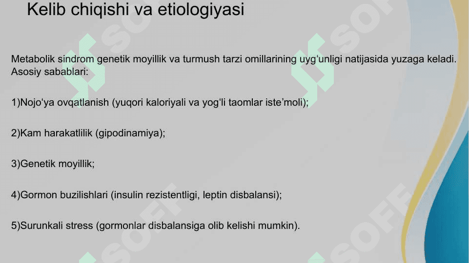 Metabolik sindrom 4