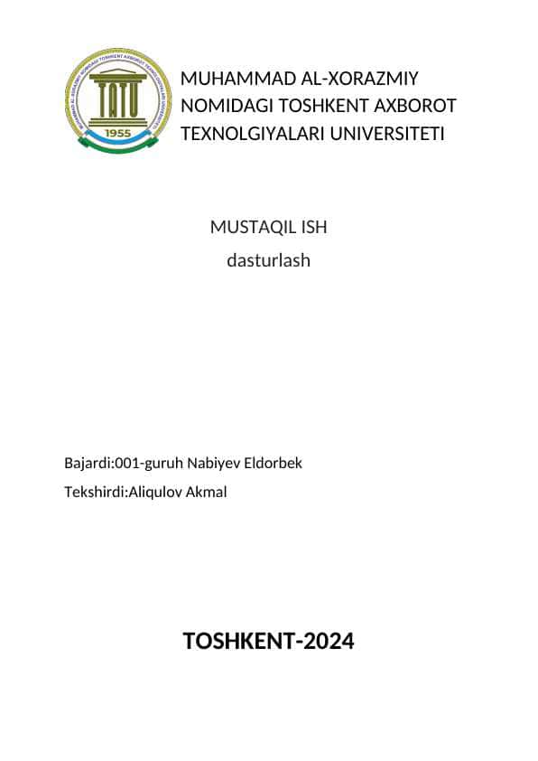 Xotira ajratuvchi funksiyalar bilan ishlash