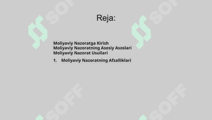 Moliyaviy Nazorat 2