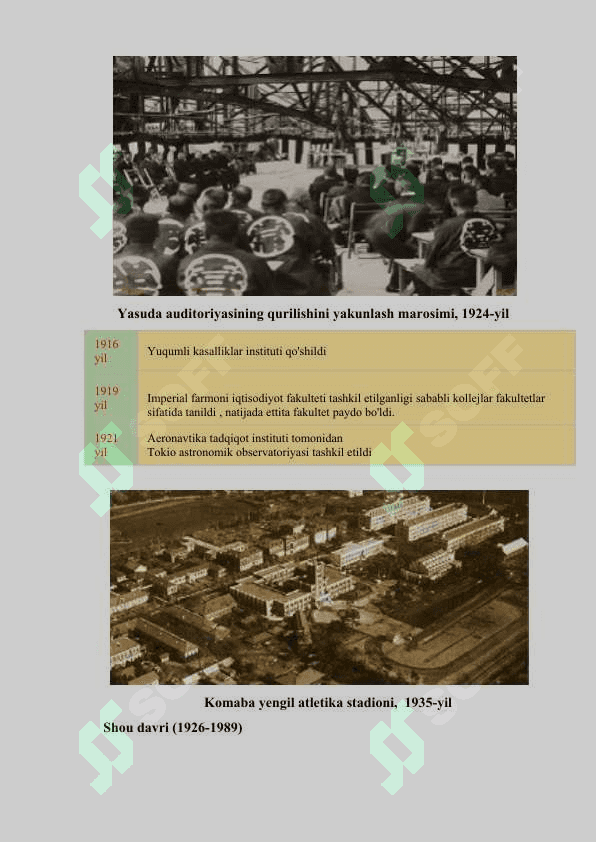 Tokio universitetining shakllanishi va taraqqiyoti 5