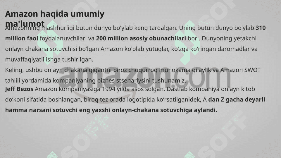 Amazon Swot tahlili 4