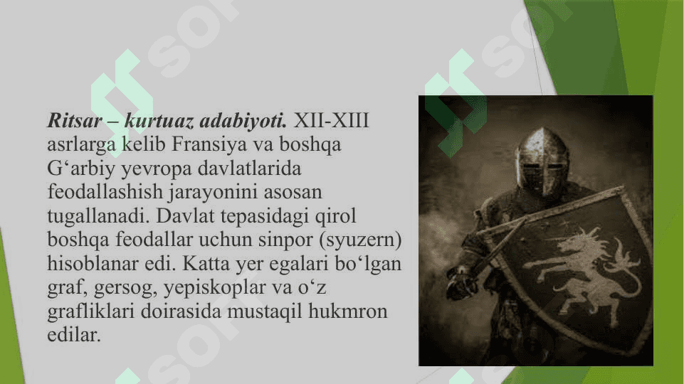 Trubadur va kurtuaz she’riyati 2