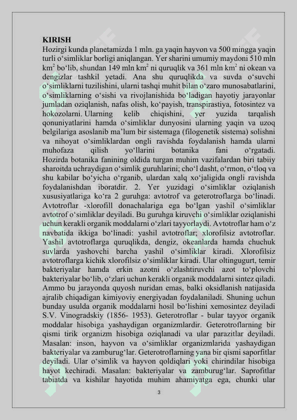 Ochiq urug'lilar bo'limi 3