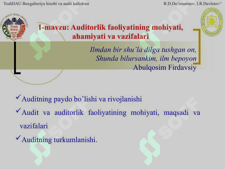 AUDIT 3