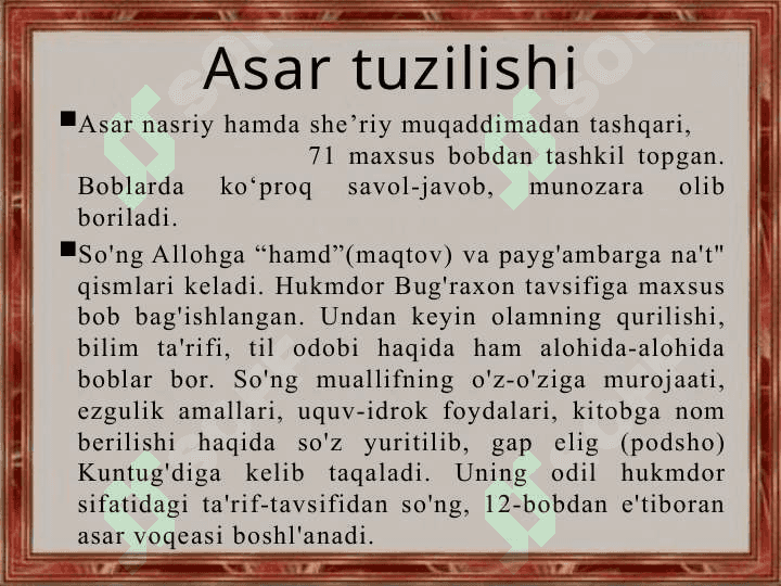 Yusuf Xos Hojib 8