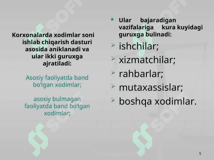Mehnat va unga haq to’lash hisobi 5