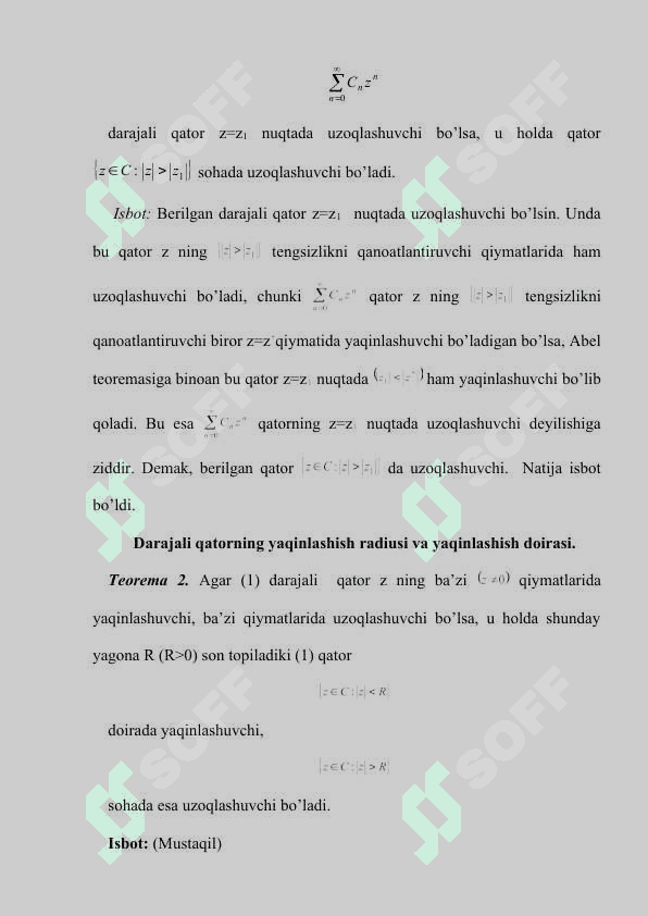 Darajali qatorlar 4