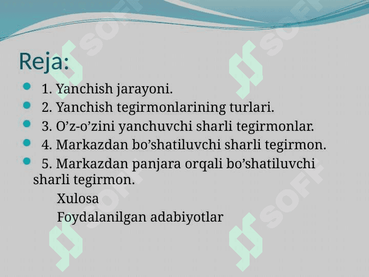 Yanchish tegirmonining ishlash prinsipi va turlari 2