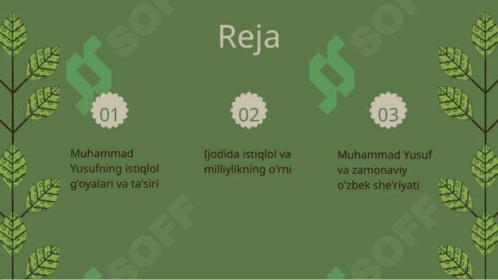 Muhammad Yusuf ijodida istiqlol mavzusi 2