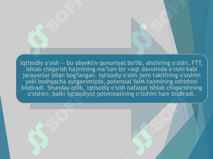Iqtisodiy o`sish modellari 3