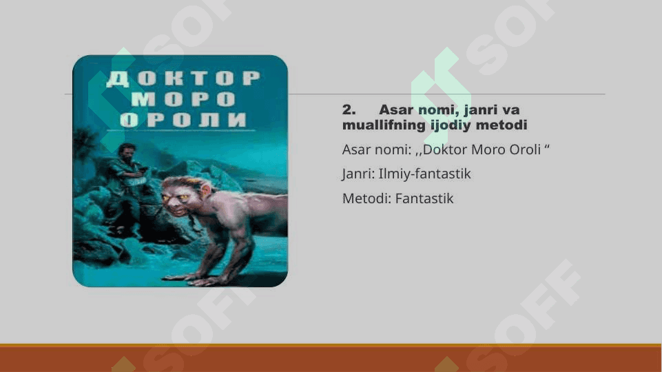 Herbert George Wells Doktor Moro Oroli  asari 2