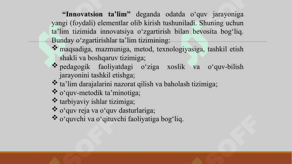 “10-sinfda “Tarbiya” fanini o‘qitishning innovatsion texnologiyalari 4