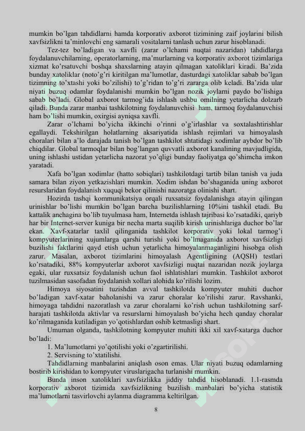 xavfsizlikning asosiy yo’nalishlari 8