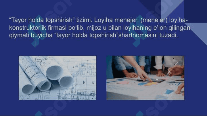 Loyiha boshqaruvini tashkil etish loyihalarni boshqarish 8